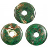 Donut Pi Chinois cuprite dans chrysocolle pour pendentif