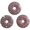 Donut Pi Chinois en porphyre grec (verdâtre) pour pendentif