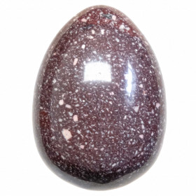 Oeuf en porphyre impérial rouge