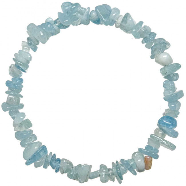 Bracelet en aigue-marine - perles baroques