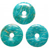 Donut Pi Chinois en amazonite pour pendentif