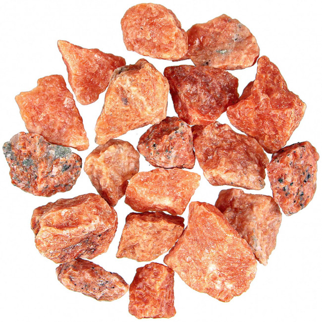 Pierres brutes calcite de feu - 3 à 4 cm - 100 grammes