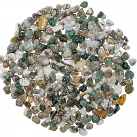 Mini pierres roulées jaspe océan - 7 à 12 mm - 100 grammes