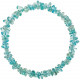 Bracelet en apatite néon - perles baroques