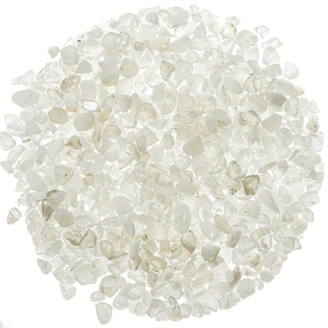 Mini pierres roulées agate blanche ou agate de paix - 5 à 10 mm - 100 grammes