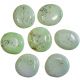 Galet plat chrysoprase citron - A l'unité