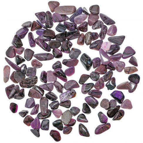 Pierres roulées sugilite - 2 à 3 cm - Lot de 2