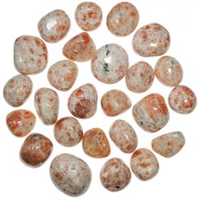 Pierres roulées pierre de soleil - 2 à 3 cm - Lot de 2