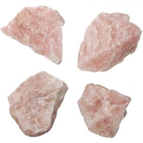 Pierre brute bloc de quartz rose - A l'unité
