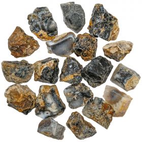 Pierres brutes opale dendritique - 2 à 4 cm - 50 grammes