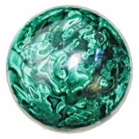 Sphère de malachite - 45 mm - 177 g