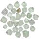 Pierres brutes octaèdres de fluorite (ou fluorine) - 1.5 à 2.5 cm - Lot de 3