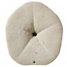 Oursin fossile clypeaster avec concrétion de coquillages - 950 grammes