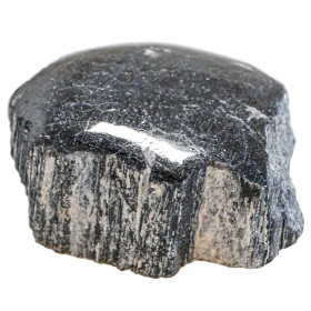 Bloc de tourmaline noire brute polie - 326 grammes