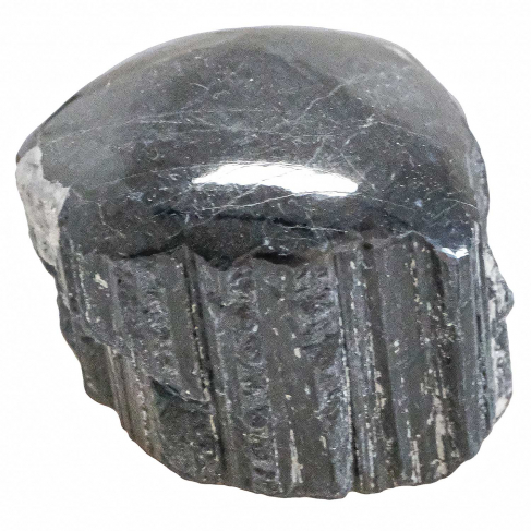 Bloc de tourmaline noire brute polie - 715 grammes