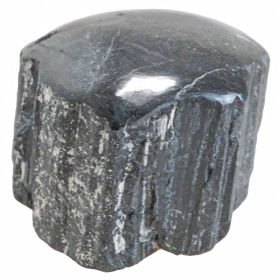 Bloc de tourmaline noire brute polie - 715 grammes