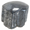 Bloc de tourmaline noire brute polie - 715 grammes
