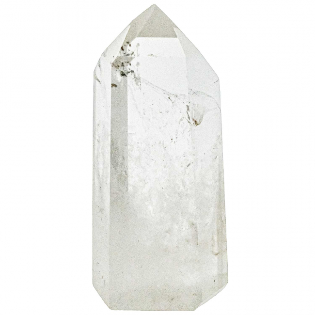 Pointe polie mono-terminée en cristal de roche - 231 grammes