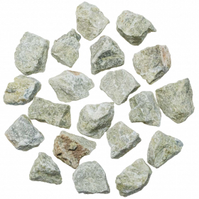 Pierres brutes idocrase (vésuvianite) - 3 à 4 cm - Lot de 3