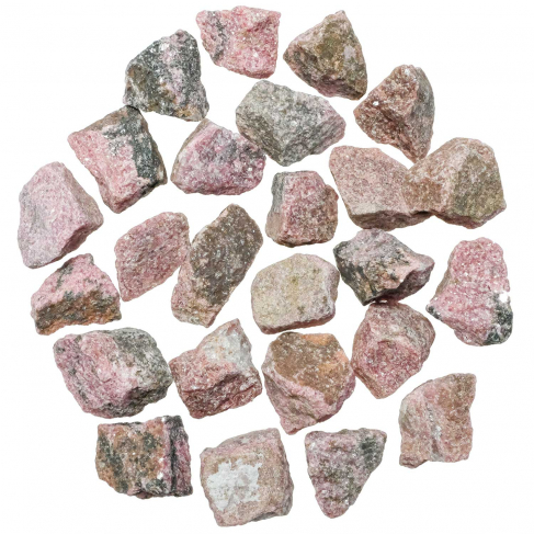 Pierres brutes rhodonite - 2 à 4 cm - 100 grammes