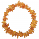 Bracelet en ambre cognac - perles baroque