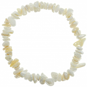 Bracelet en nacre blanche - perles baroques