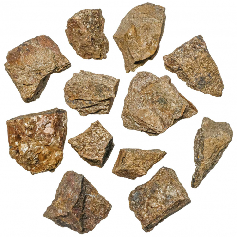 Pierres brutes bronzite - 4 à 5 cm - Lot de 4