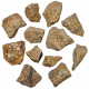 Pierres brutes bronzite - 4 à 5 cm - Lot de 4
