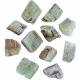 Pierres brutes calcite verte - 3 à 5 cm - 100 grammes