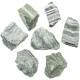 Pierres brutes chrysotile - 5 à 7 cm - Lot de 2
