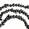 Bracelet en shungite - Perles roulées 7 à 10 mm