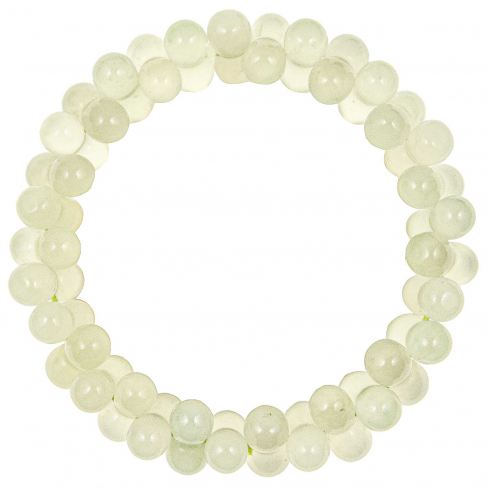 Bracelet petites perles en jade vert de Chine