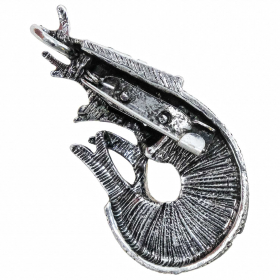 Broche écrevisse avec nacre abalone