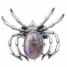 Broche araignée avec améthyste
