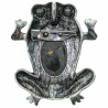 Broche grenouille avec nacre abalone