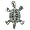 Broche tortue avec nacre abalone