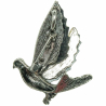 Broche colombe avec nacre abalone
