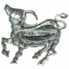 Broche mouton avec nacre abalone
