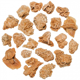 Pierres brutes rose des sables - 1.5 à 4 cm - 100 grammes