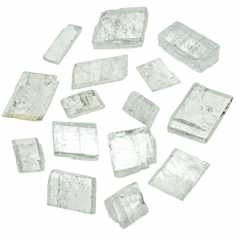 Pierres brutes spath d'Islande - 2 à 4 cm - 100 grammes