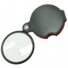 Loupe en verre avec étui en cuir grossissement x6
