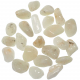 Pierres roulées quartz soufre - 2 à 3 cm - Lot de 4