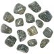 Pierres roulées porphyre impérial vert - 2 à 3 cm - Lot de 2