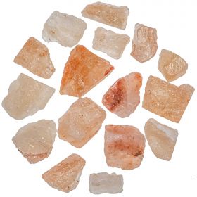 Pierres brutes sel rose de l'Hymalaya - 3 à 5 cm - 250 grammes