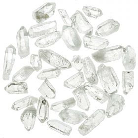 Petites pointes brutes de cristal de roche - 2 à 4 cm - Qualité extra - 50 grammes