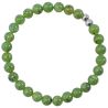 Bracelet en jade néphrite - Perles rondes 6 mm