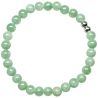 Bracelet en jade vert - Perles rondes 6 mm