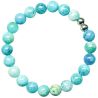 Bracelet en hémimorphite - Perles rondes 8 mm