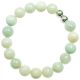 Bracelet en amazonite - Perles rondes 10 mm