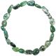 Bracelet en agate mousse - Perles roulées 5 à 8 mm